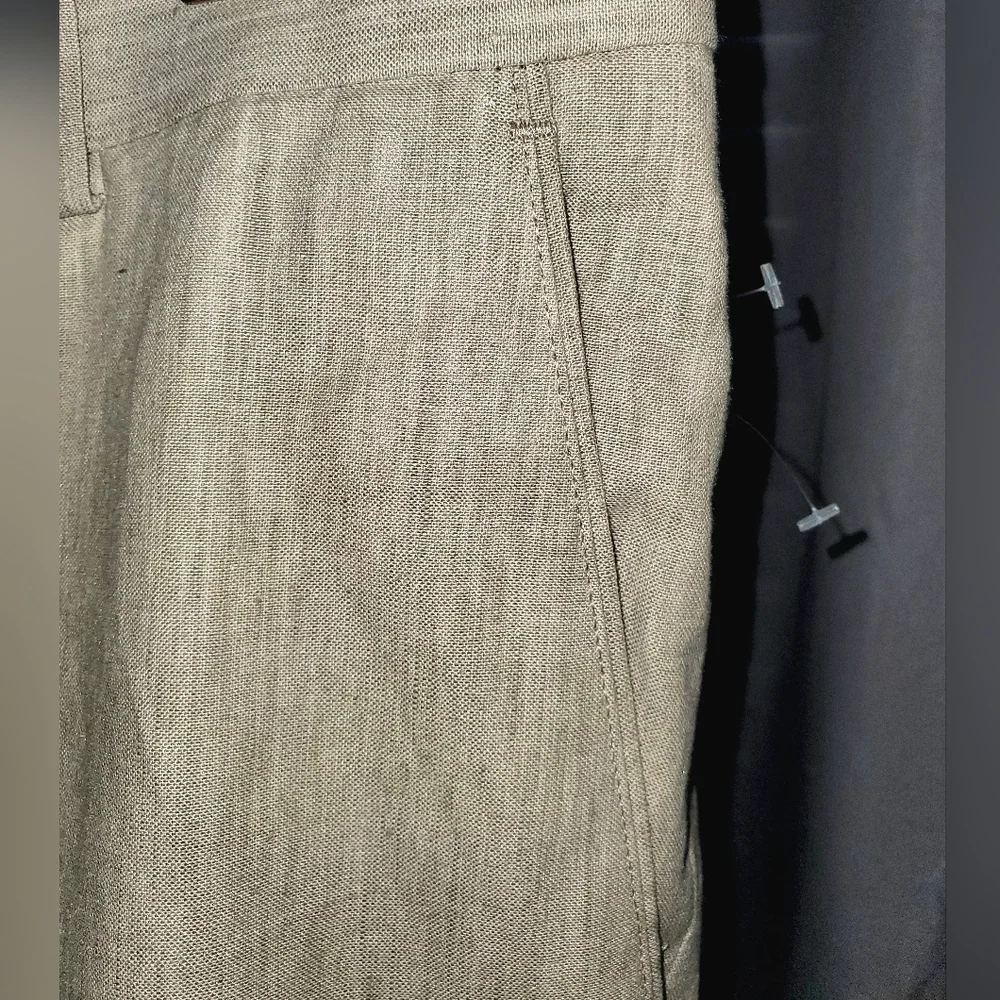 Banana Republic Tailored Linen Blend Trousers